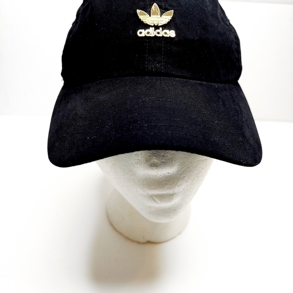 Adidas Strapback Hat Gold Trefoil Logo Adjustable - Picture 5 of 10